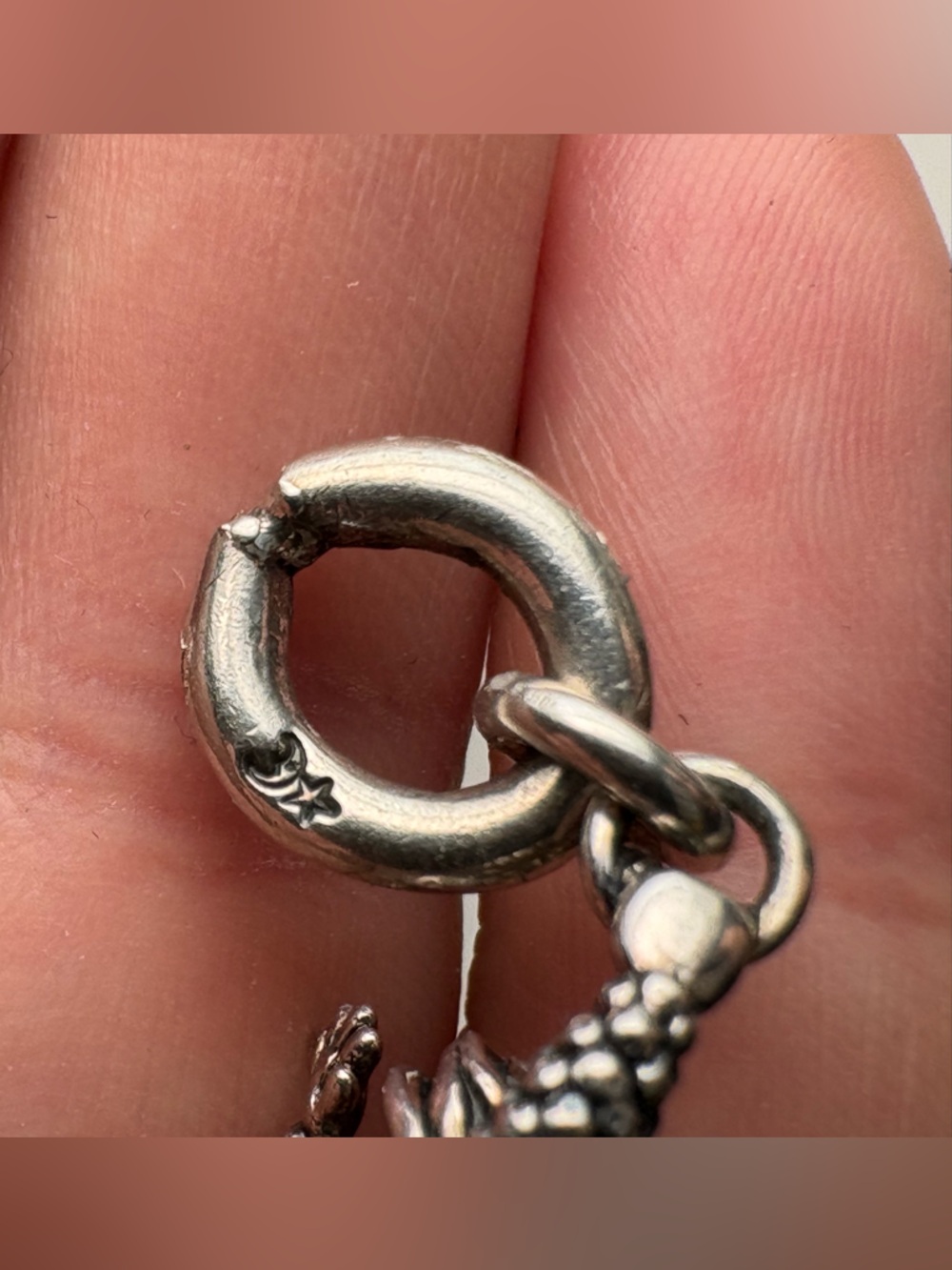 Kieselstein Cord Frog Prince Sterling Silver Chain Link Necklace & Charm 99.2 - Picture 12 of 16